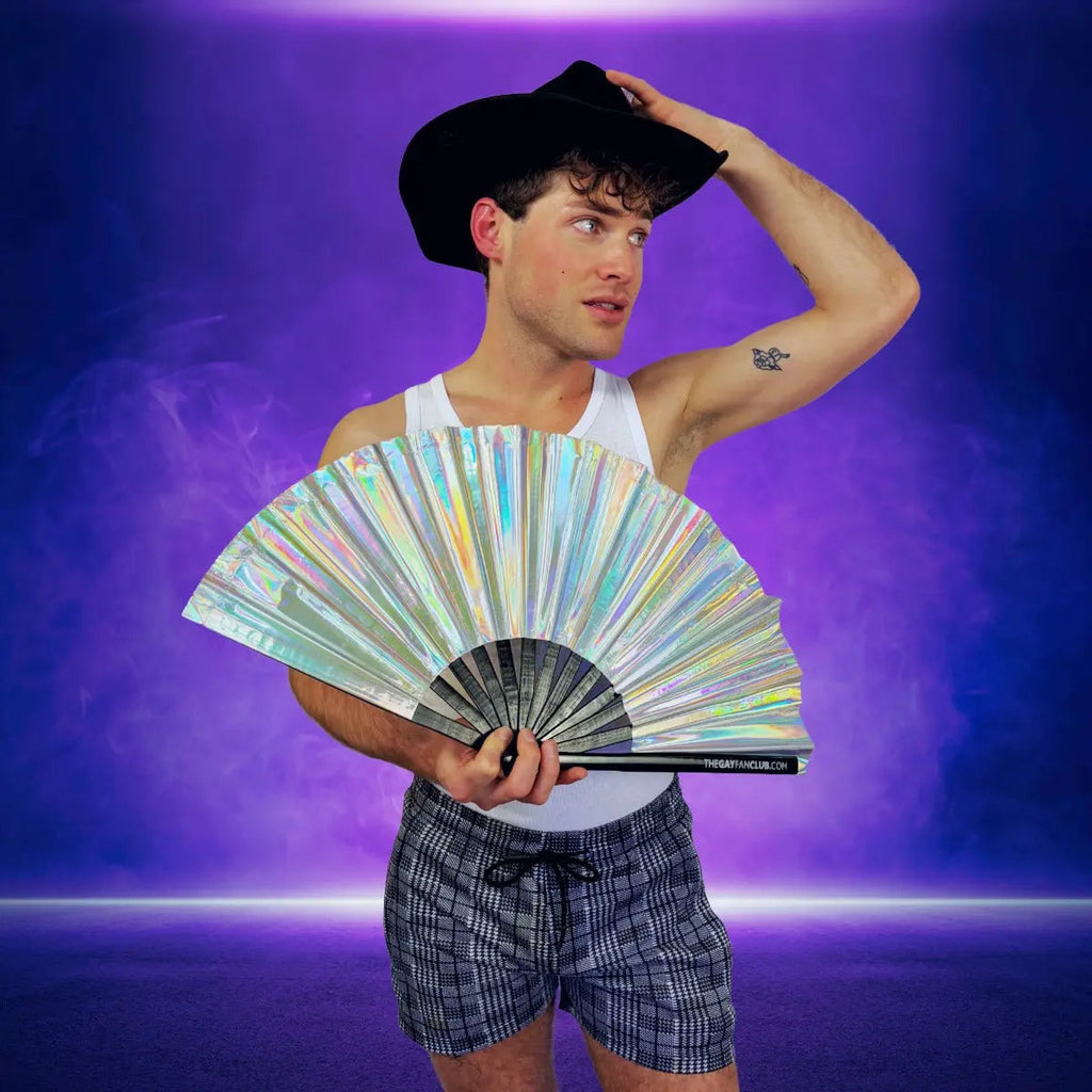 Disco Ball Holographic Fan