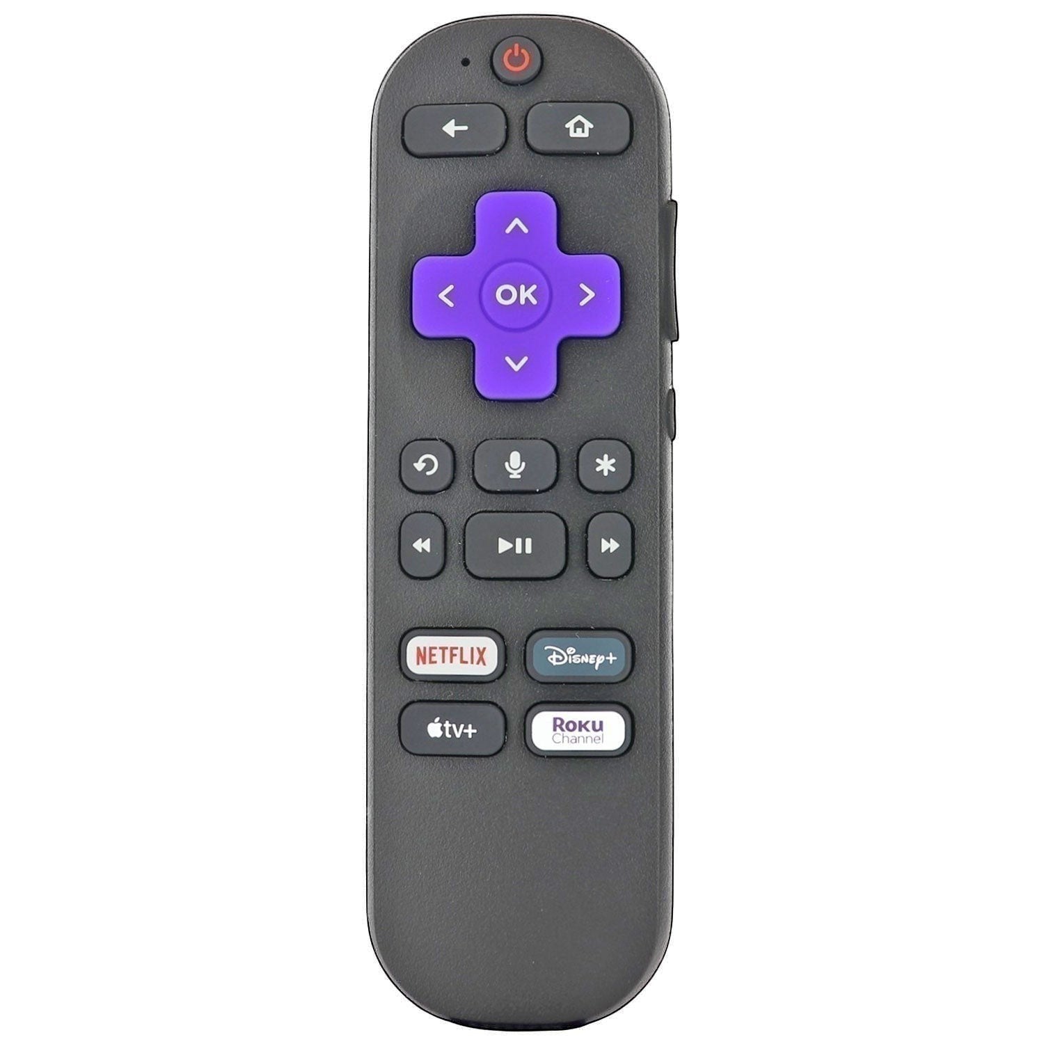 Anderic Substitute for Roku RC-AL4 TV Streaming Remote Control 3226000437 [RCGZ1, NO GAME KEYS / FINDER]