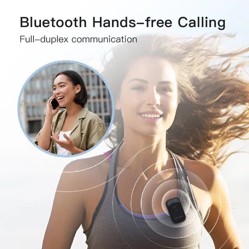 Portable Mini Bluetooth Speakers Built-in Microphone Clip Magnetic Bike Golf Waterproof Wearable Speaker for Outdoor Sports