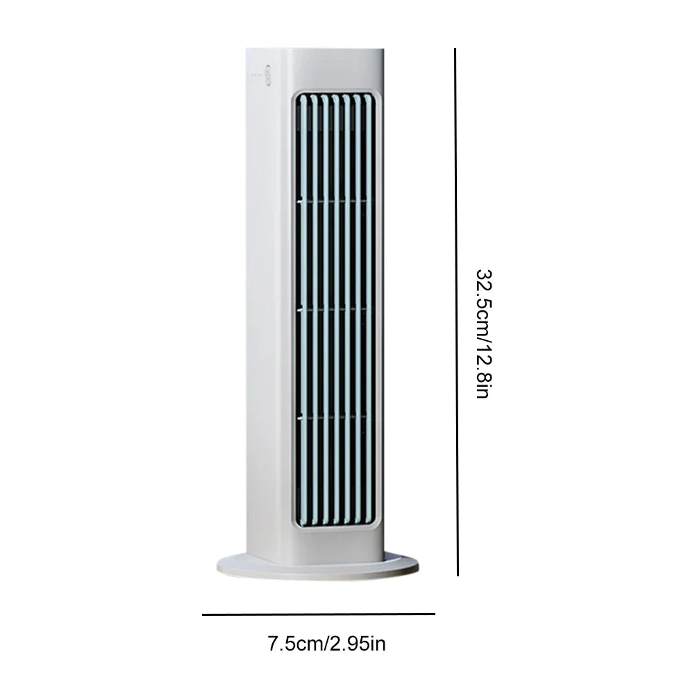 Bladeless Air Cooler 3 Mode Air Conditioner Fan 3000 mah Cooling Fan Strong Wind Electric Fan Bedroom Living Cooling Products