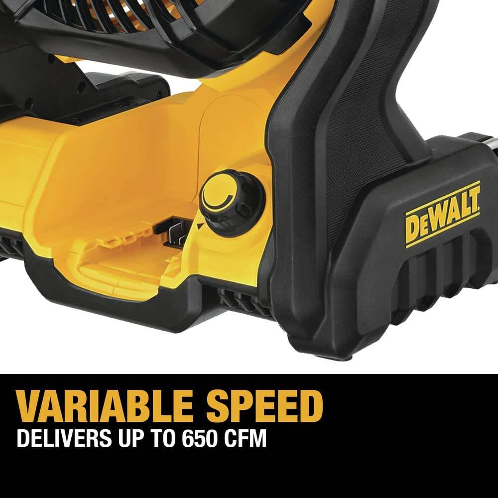 DEWALT DCE512B 20V MAX* Cordless Lithium Ion Jobsite Fan (Tool Only)