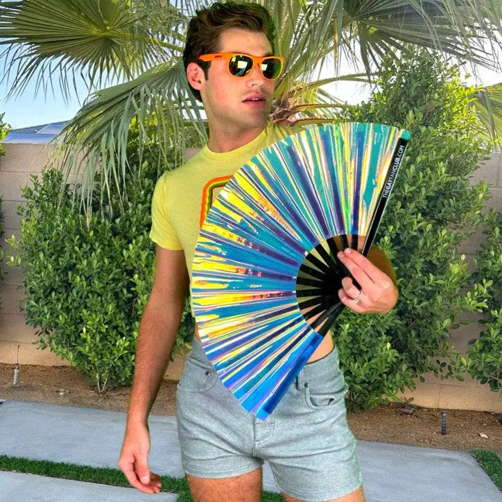 Disco Ball Holographic Fan